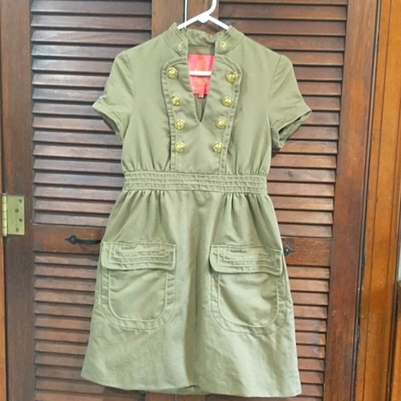 Manoush short Sleeve Shift Dress pockets Size 36 - Picture 1 of 10